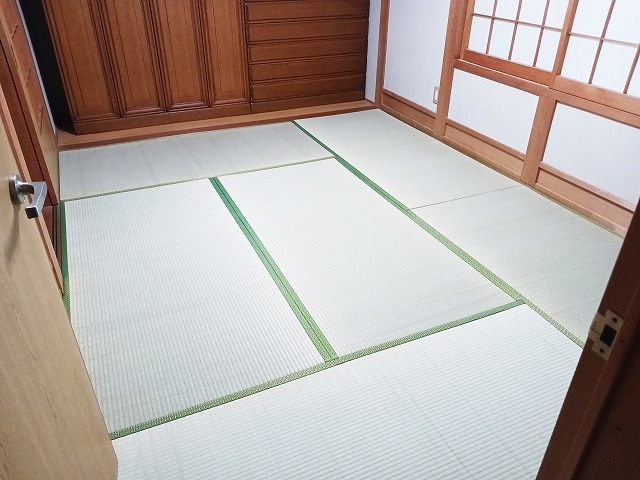 土壁塗替・畳表替え｜和室を明るく、心地よい空間へ（津市）