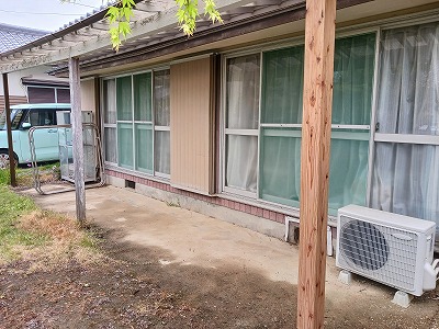 庇（ひさし）の柱交換工事 施工後写真