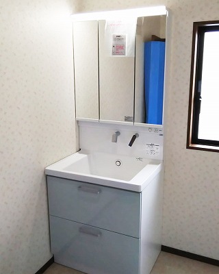 洗面リフォーム|使いやすく、明るい洗面空間へ(津市)