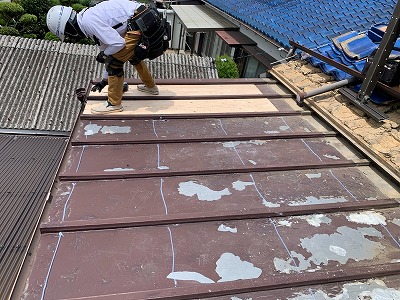 津市　屋根修繕工事 施工Before写真