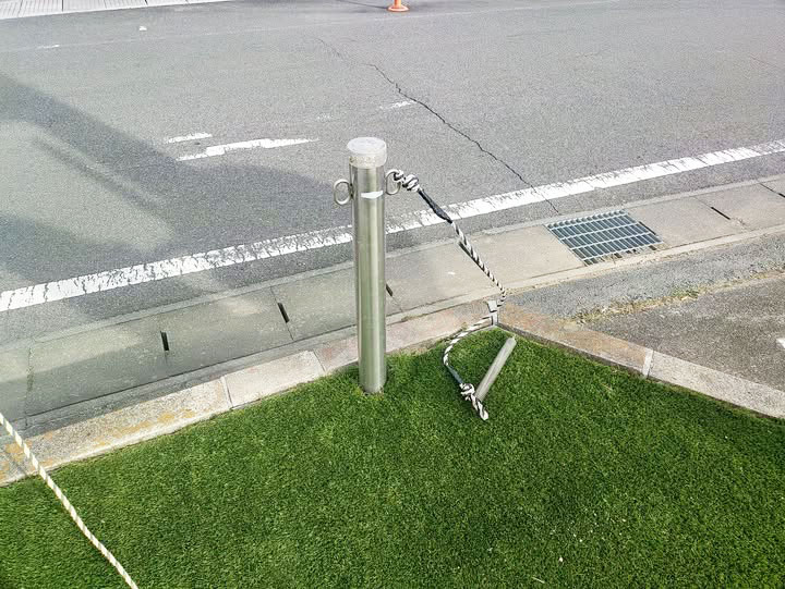 グラつき解消!ポール固定と雪の一日