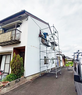 高さのある補修もお任せください。