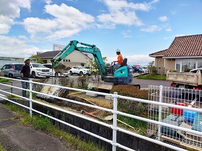 現場のヒーロー、パワーショベル！