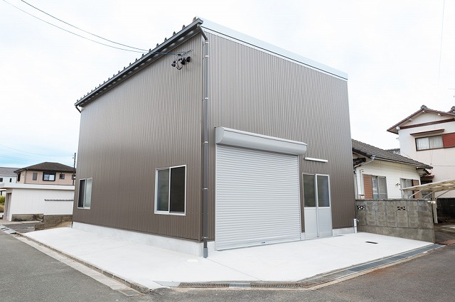 法人様(建具屋さん)倉庫新築工事|作業効率を重視した大型倉庫(津市)