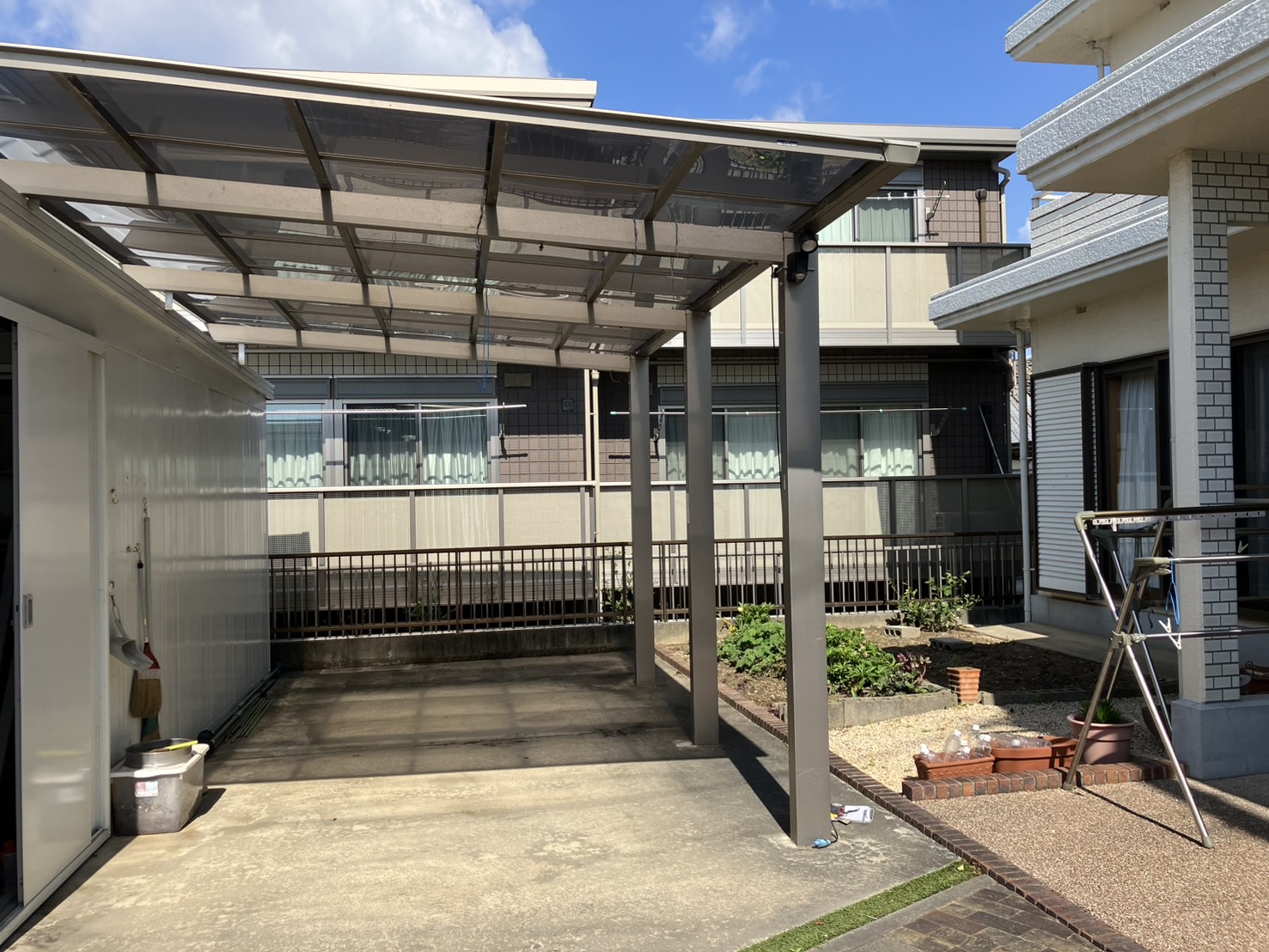津市　カーポート交換工事 施工Before写真