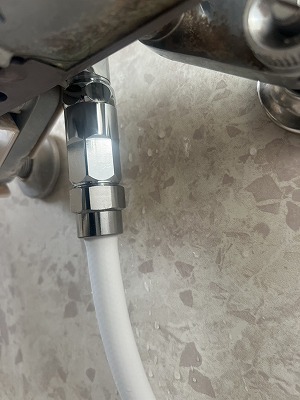 シャワーホース交換工事 施工Before写真