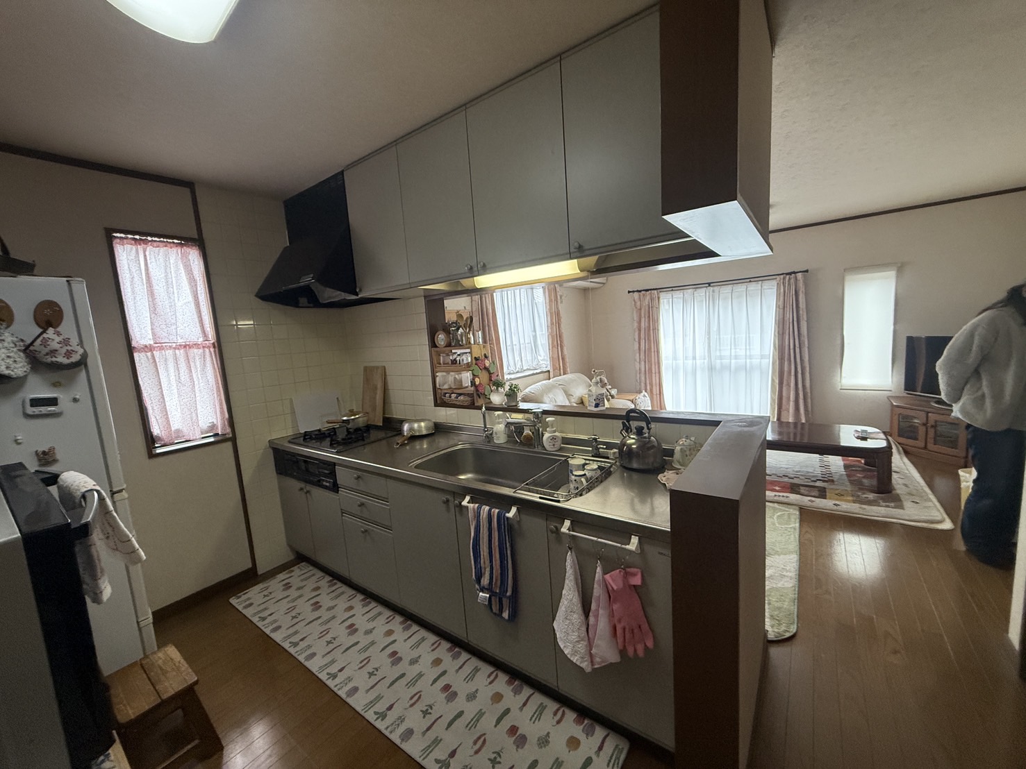 津市　キッチン改修工事 施工Before写真