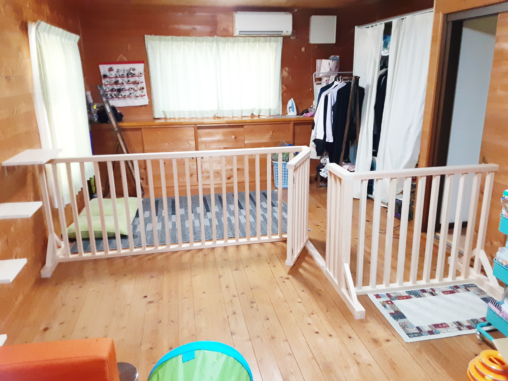 津市　キャットフェンス設置工事 施工後写真