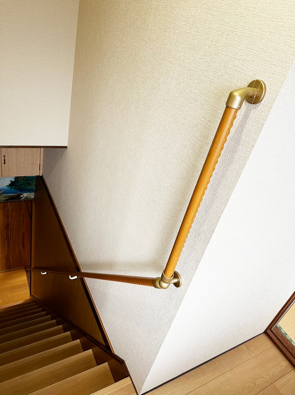 階段手すり設置工事